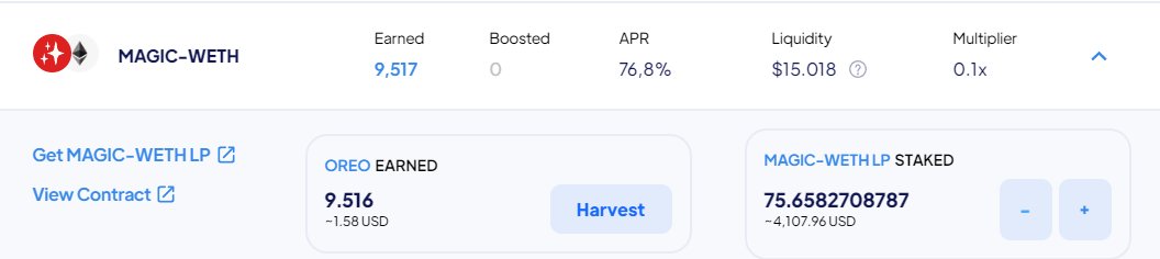 Merlin_arbitrum's tweet image. 🧙🏼‍♂️🪄✨ $Merlin have already 4200$ in yield farming... and convert the rewards in $magic for all the holders.

#arbitrum #arbinauts