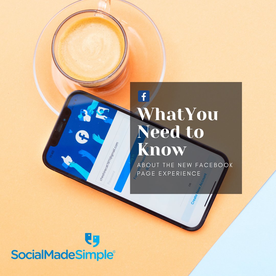 SocialMadeSimpl's tweet photo. Is your franchise ready for Facebook Business Pages to change again? 🤔

We're breaking down everything you need to know about the new Facebook Page Experience. 👇️
https://t.co/lyM5D73PuM https://t.co/Ou1rpbSD3i