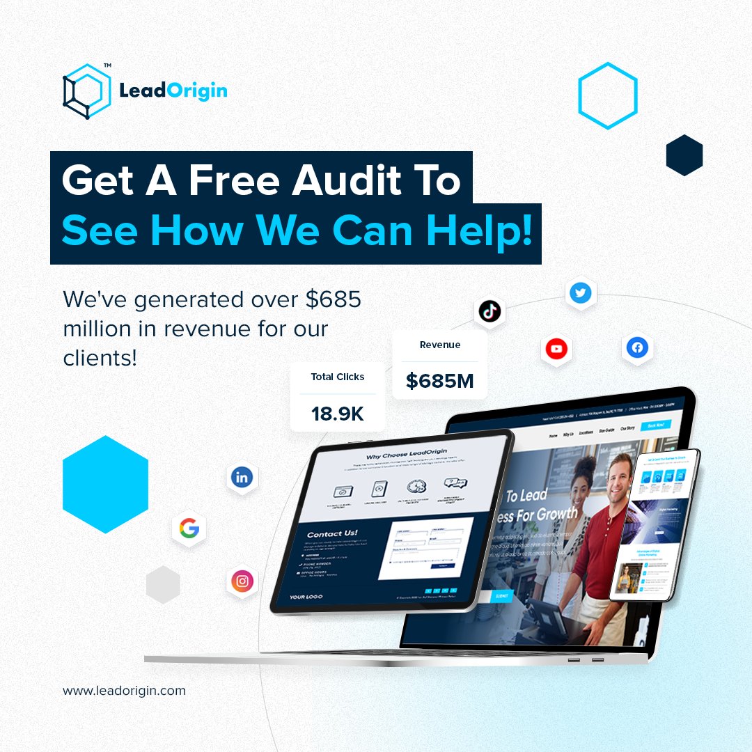 leadorigincom's tweet photo. Are you ready to take your digital marketing to the next level? Look no further than LeadOrigin!
Contact us today to learn more!
#digitalmarketing #digitalmarketingagency #marketingagency #marketing #sales #calltoaction #leadorigin #marketingtips #CTA https://t.co/hF8TO5lZDv