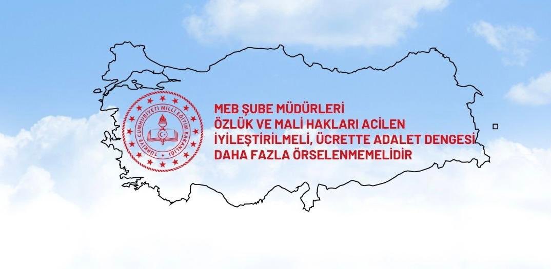#MebSubeMudurleri mali ve özlük haklarının, üstlendikleri sorumluluklara ve hiyerarşik makamlara uygun hale getirilmesi konusunda Bakanlığımıza ve Sayın Bakanımıza sonsuz güven duymaktadırlar. 
<a href="/RTErdogan/">Recep Tayyip Erdoğan</a>
<a href="/tcmeb/">Millî Eğitim Bakanlığı</a>
<a href="/NureddinNebati/">Dr.Nureddin NEBATİ🇹🇷</a>
<a href="/_aliyalcin_/">Ali YALÇIN</a>
<a href="/fehmirasimcelik/">Fehmi Rasim Çelik</a>
<a href="/OzilLevent/">Dr. Levent Özil🇹🇷🇹🇷🇹🇷</a>
