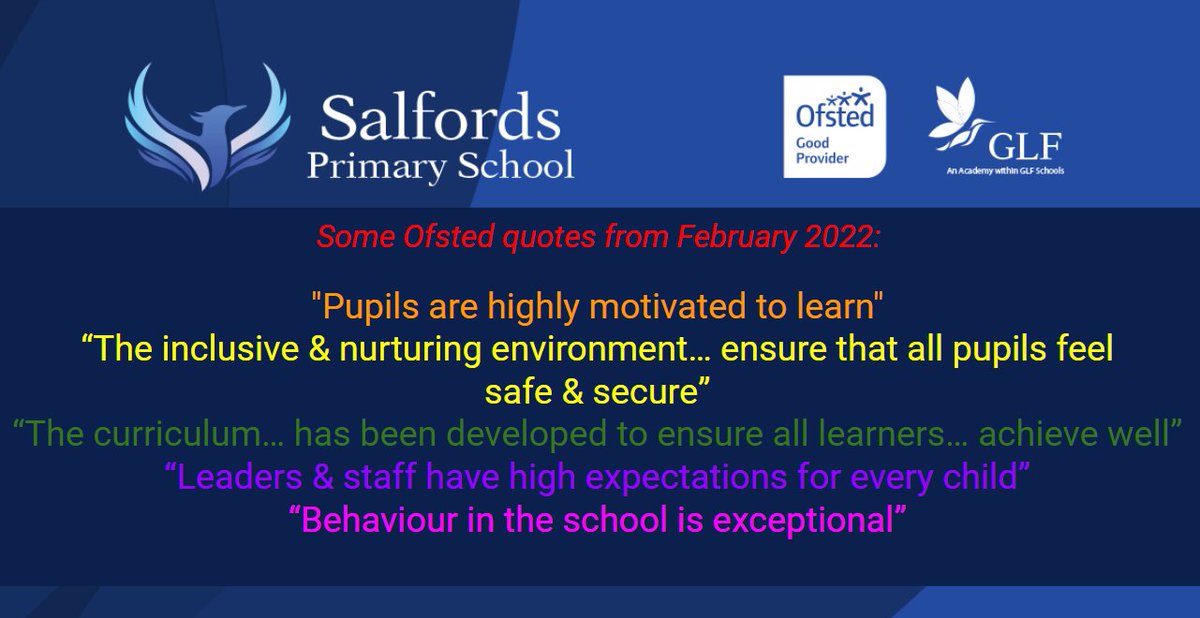 to Salfords Primary School