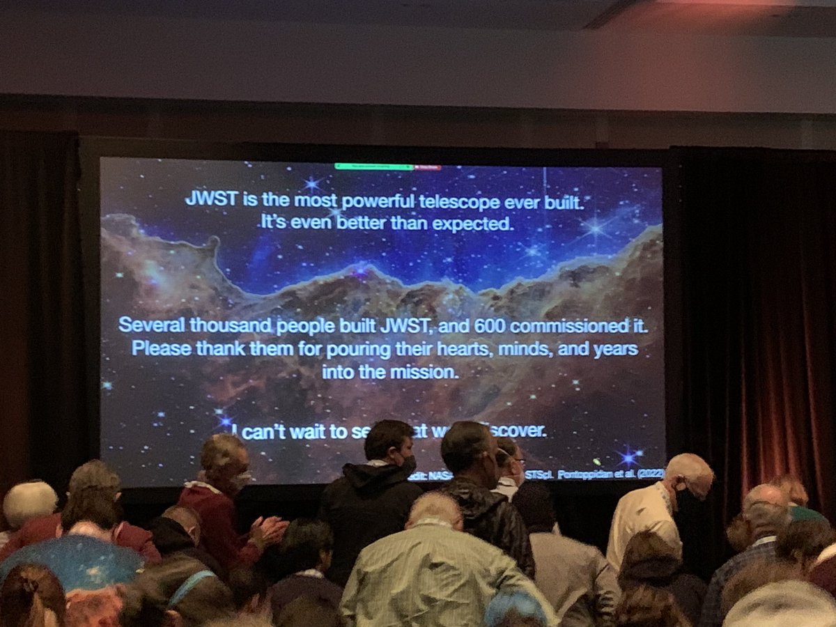 right now at #AAS241, Jane Rigby