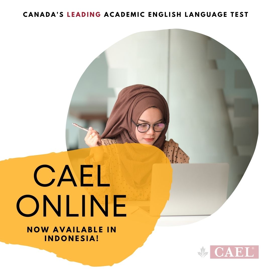 CAELTest's tweet photo. The CAEL Online can now be taken in Indonesia! Register today via the link in our bio! https://t.co/NKC1pDNcji