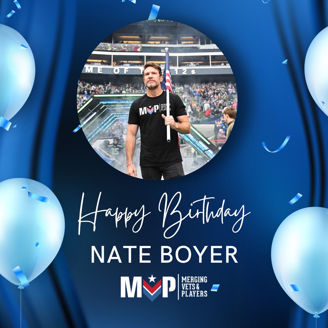 Join us in wishing MVP Cofounder <a href="/NateBoyer37/">Nate Boyer</a>  an amazing happy birthday! 🎂🎉🎈🎊 

#MVP #Team #fitness #camaraderie #health #GNC #GNCLiveWell #teamwork #community #teammates #veterans #athletes #wellness #PeertoPeer #PeerSupport #birthday #HappyBirthday