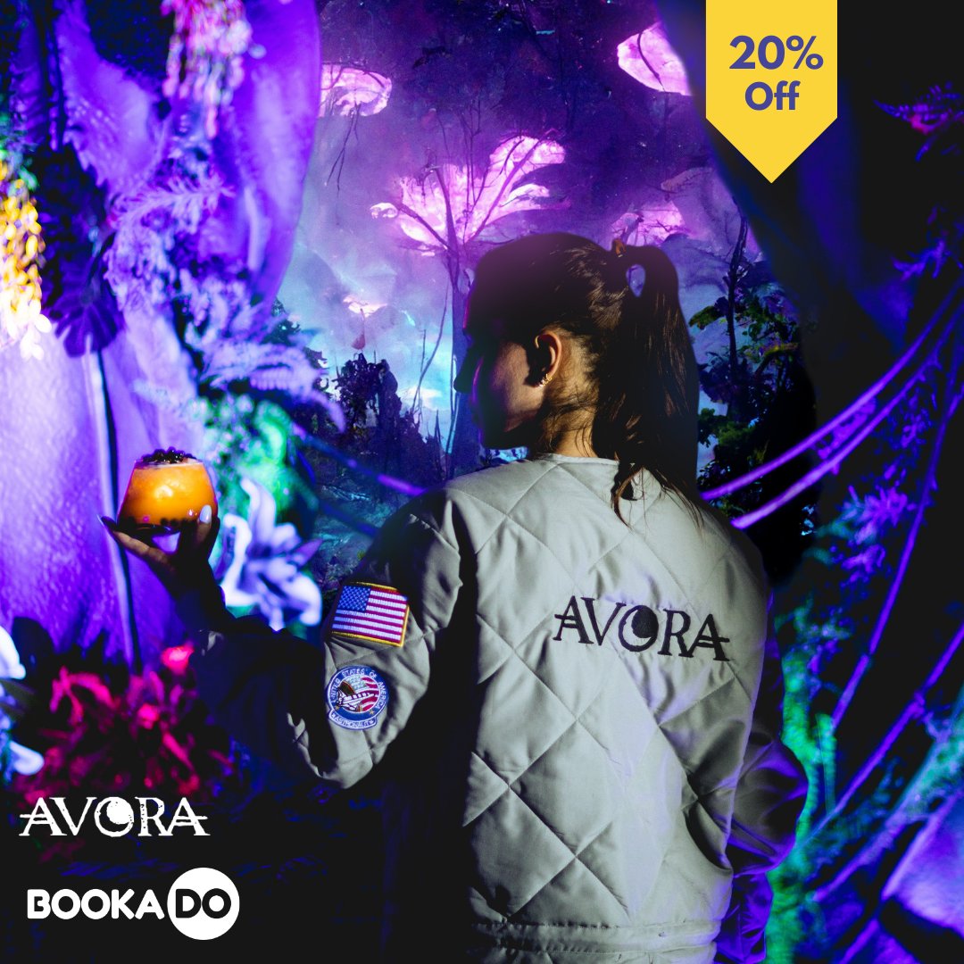 bookadouk's tweet photo. Avora is truly a first of-its-kind cocktail adventure in a brand new world engulfed in mystery and wonder, brought to life through awe-inspiring theatrical sets and a cast of talented actors.    

💸  Save 15% with Bookado’s exclusive discount! 

#bookadouk #immersiveexperience https://t.co/bFfvocQd4i
