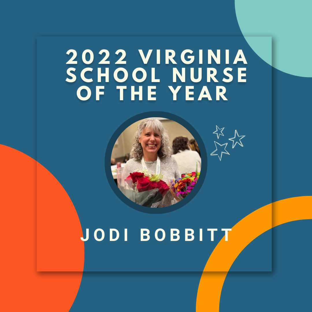 VAschoolnurses's tweet photo. At the VASN Fall Conference, Jodi Bobbitt, the school nurse at William Ramsay Elementary School (William Ramsay), was named School Nurse of the Year for her exemplary work.

#SchoolNurseoftheYear #NASN #VASN #VAschoolnurses #schoolnursing https://t.co/0RpIklI8sZ