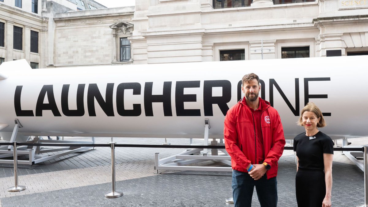 We were lucky enough to have a life-size replica of LauncherOne visit Exhibition Road last October, along with Flight Lieutenant Mathew Stannard who will pilot the Jumbo Jet that will be carrying the historic rocket.

Now it's time to #LaunchUK!🚀 Find out more below 👇