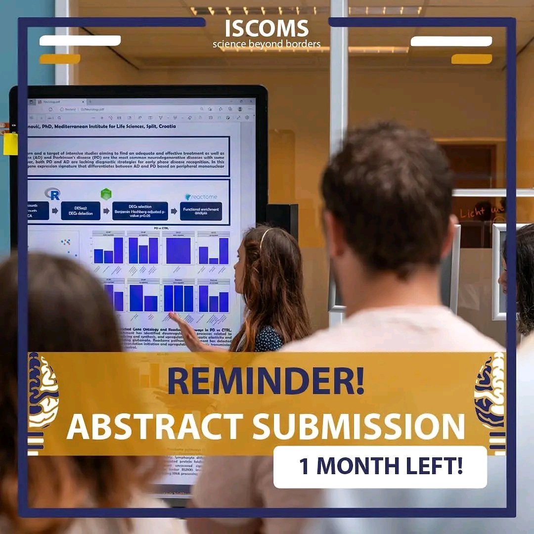 Mub_IA's tweet photo. *CALL FOR ABSTRACTS*

 @ISCOMS abstract submission is open until the 29th of January, which means that you have one month left to submit your abstract. Do not miss out on this unique opportunity to present your research! Submit your abstract now. https://t.co/fKWy0LIgy7 https://t.co/anrMV3Ftsm