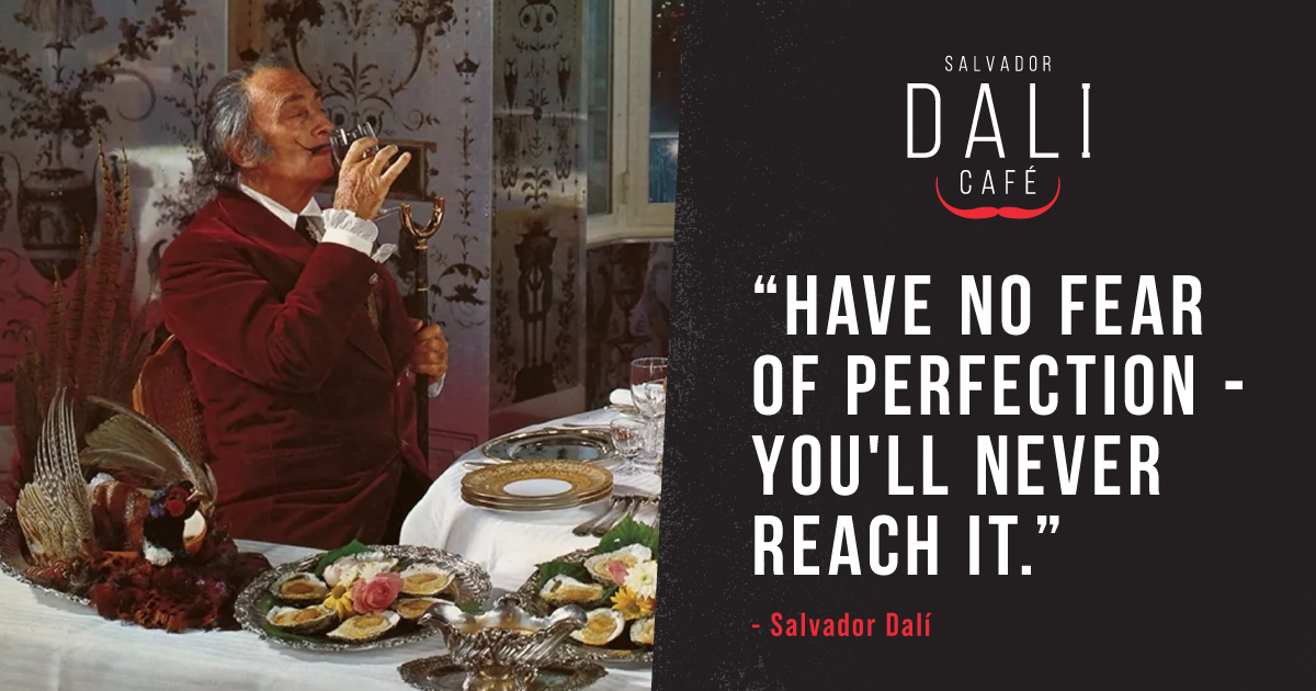 TheDaliCafe's tweet photo. Some words of wisdom from Salvador Dali to inspire your New Year✨

#DalíCafe #PEI #explorePEI #downtowncharlottetown #discovercharlottetown https://t.co/I0emxh31mb