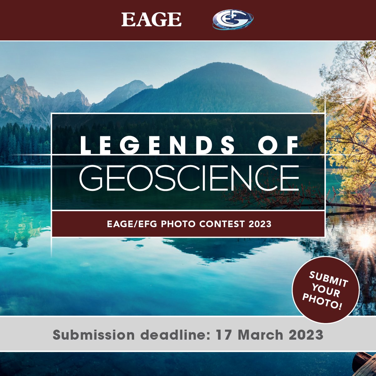 EfgInfo's tweet photo. 📢To all the photo enthusiasts out there - The @EAGE_Global /EFG photo contest is now open for entries‼️
What or who are your #LegendsofGeoscience? Grab your camera and submit your photo in one of our subcategories! 📸
More info ➡️ https://t.co/4iY3Iwen24 https://t.co/urGQA2XQZt