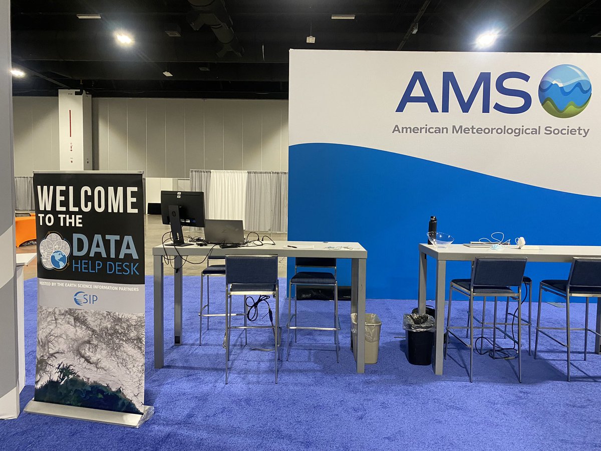 Looking forward to the exhibit hall opening this evening! #AMS2023 #openscience #datahelpdesk