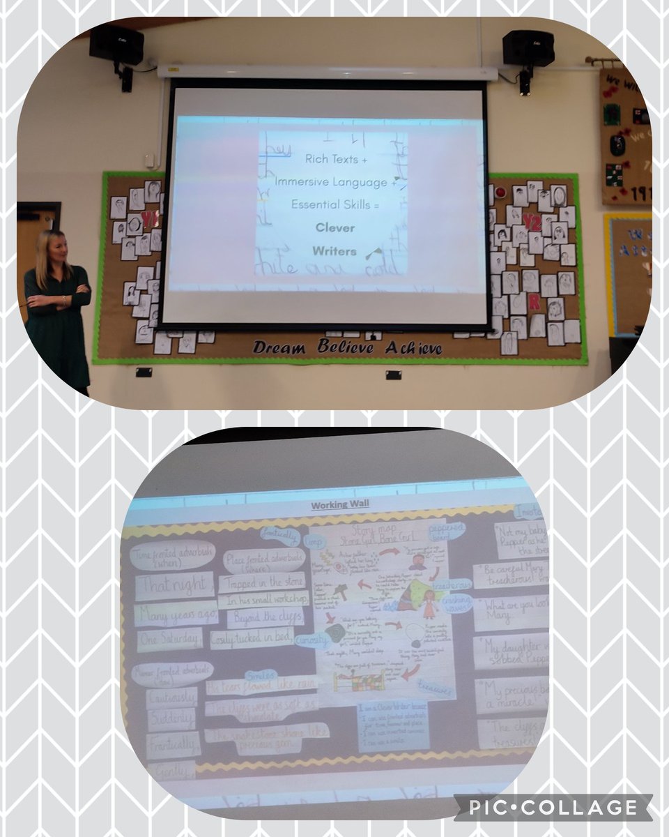 TrellechPrimary's tweet photo. Thank you to Sarah and Caroline #IAmACleverWriter for a fantastic day. So valuable to spend the day focussing on skills in writing with our cluster colleagues from @LlandogoS & @kymin_view. Thankyou for hosting the day @kymin_view #clustercollaboration https://t.co/sq57AyJQRd