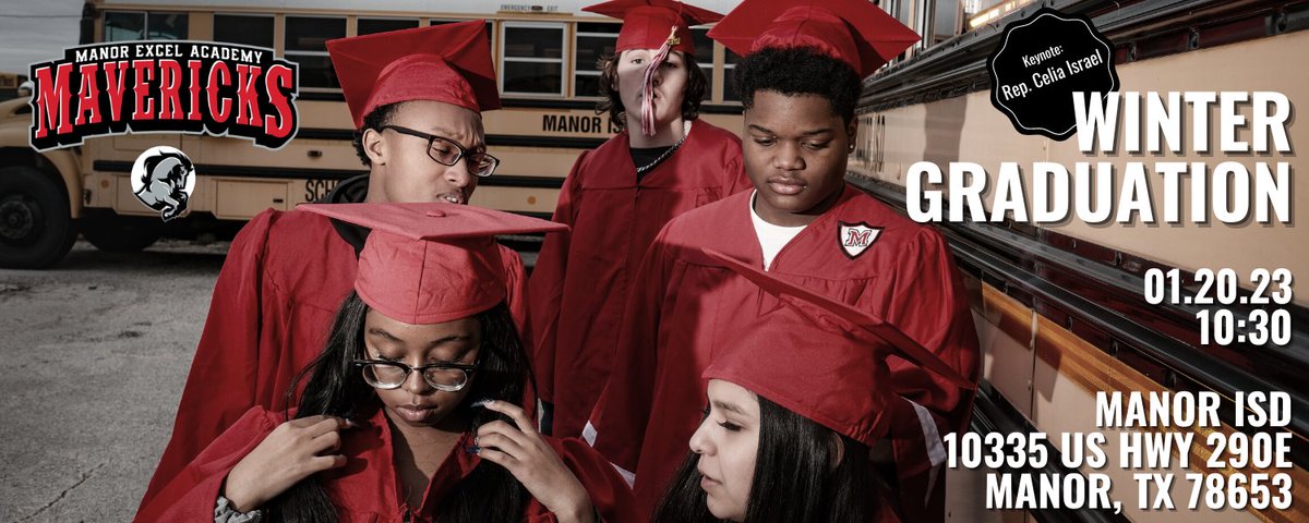 Manor Excel Academy (@mea_mavericks) on Twitter photo We are honored: <a href="/CeliaIsrael/">Celia Israel</a> will keynote this year's Winter Graduation! We will be celebrating our graduates on January 20 at 10:30am in the Central Office Boardroom. We are honored: <a href="/CeliaIsrael/">Celia Israel</a> will keynote this year's Winter Graduation! We will be celebrating our graduates on January 20 at 10:30am in the Central Office Boardroom.