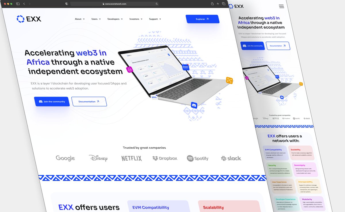 ellythedesigner's tweet photo. New Week, New Design. So I recently worked on Dapp Landing Page, EXX Network. It's a new year & I'm trying out new things, How did I do guys?
Behance: https://t.co/qFP63Osqsz
#dapp #uiux #uidesign #landingpage #openforjobs #hireme #designer #Webdesign https://t.co/YW0cjENM7V