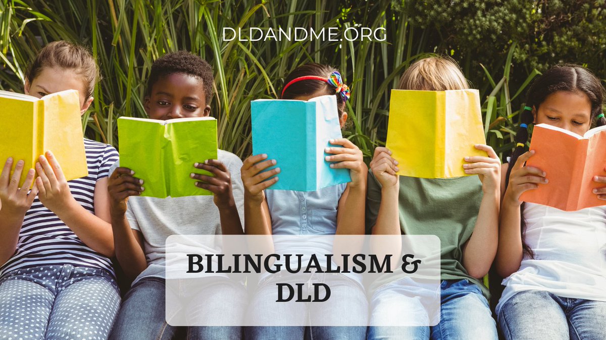 There is no research that shows that two languages are harder for children with DLD than one. Learn more, at dldandme.org/bilingualism-a… #DevLangDis #DLDandMe #slpeeps #wespeechies #ece #asha #dldyouandme #speced #slpa #slp2b #dld123 #ellchat