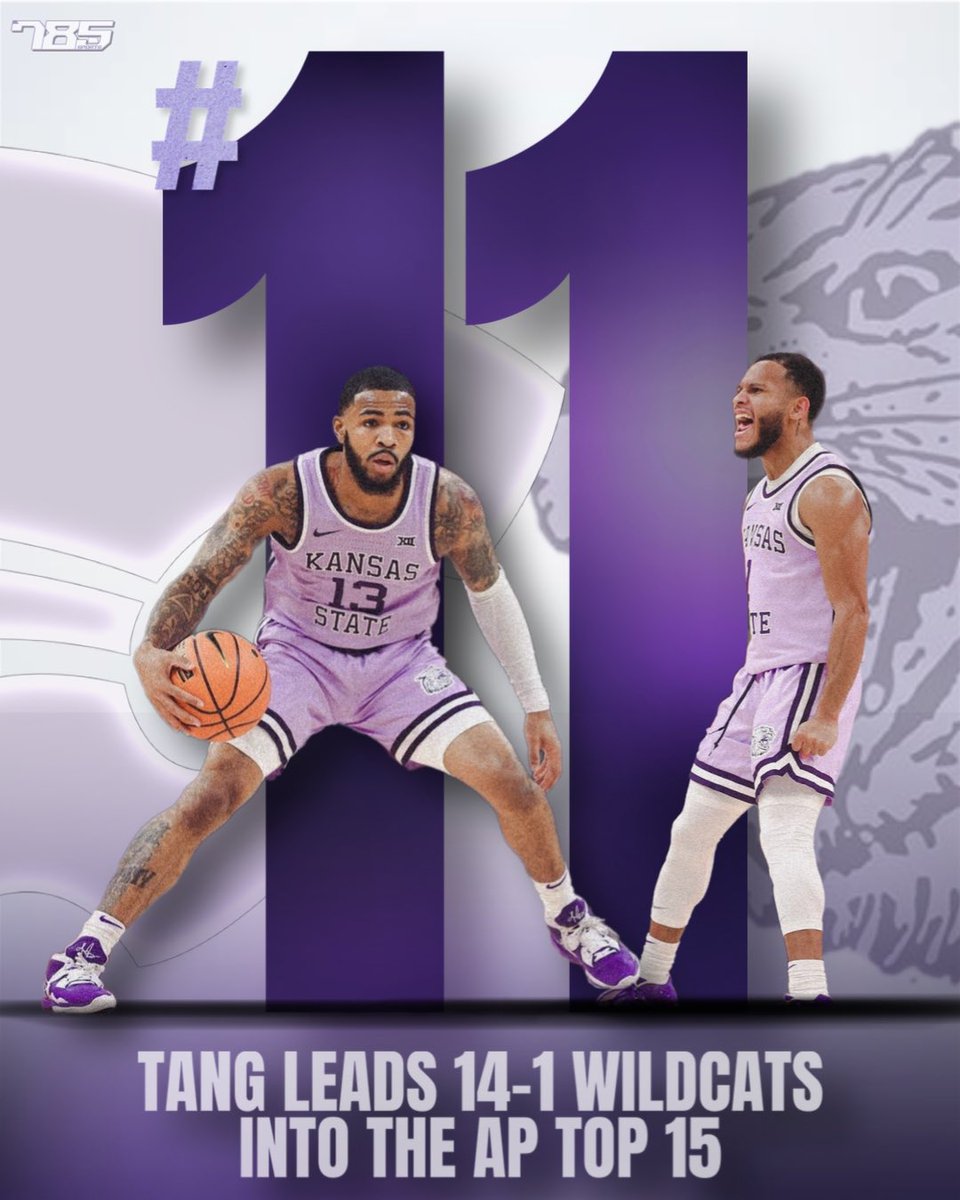 Kansas State has a ranked basketball team📈