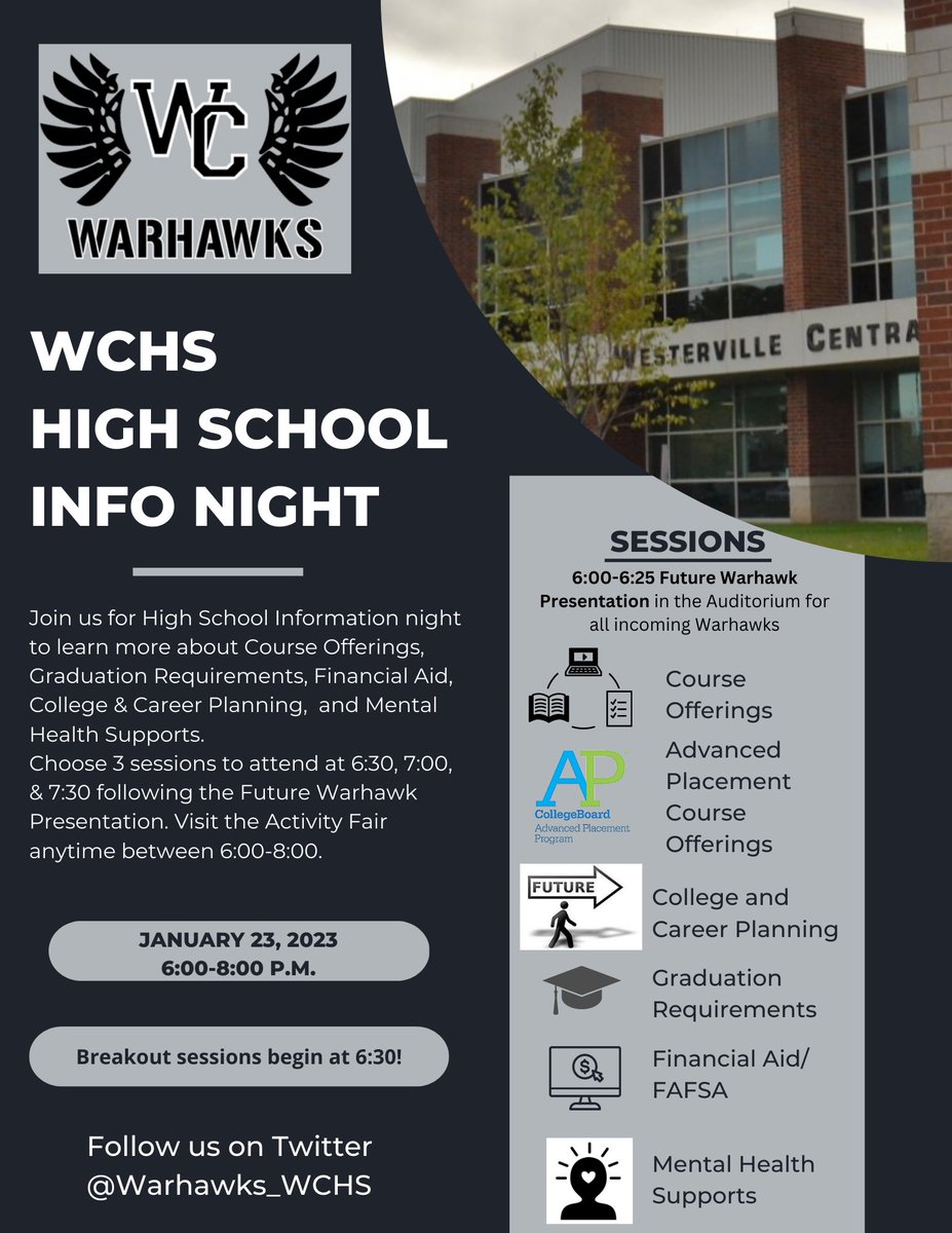 Dawn Sayre (@dsayre32) on Twitter photo Excited to welcome our future <a href="/Warhawks_WCHS/">Westerville Central High School</a> on Jan 23 <a href="/6pm/">Follow us @Shop6pm!</a> to share all the exciting opportunities awaiting them during the 23-24 school year! #risetogetherwarhawks <a href="/WCSOH/">Westerville Schools</a> <a href="/mmisenerED/">Matthew Misener</a> @WCHS_Smith <a href="/EricNickel1/">Eric Nickel</a> <a href="/GenoaJaguars/">Genoa Middle School</a> <a href="/DruTomlin4Edu/">Dr. Dru Tomlin</a> <a href="/scottreeves311/">M. Scott Reeves</a> Excited to welcome our future <a href="/Warhawks_WCHS/">Westerville Central High School</a> on Jan 23 <a href="/6pm/">Follow us @Shop6pm!</a> to share all the exciting opportunities awaiting them during the 23-24 school year! #risetogetherwarhawks <a href="/WCSOH/">Westerville Schools</a> <a href="/mmisenerED/">Matthew Misener</a> @WCHS_Smith <a href="/EricNickel1/">Eric Nickel</a> <a href="/GenoaJaguars/">Genoa Middle School</a> <a href="/DruTomlin4Edu/">Dr. Dru Tomlin</a> <a href="/scottreeves311/">M. Scott Reeves</a>