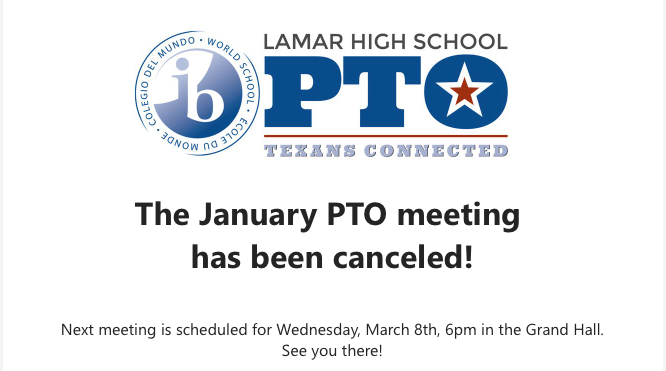 Lamar HS PTO tweet media