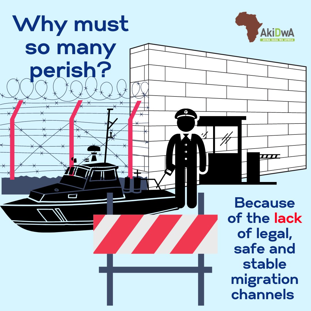 Every year, millions of people make dangerous journeys, many thousand perish en-route. The Mediterranean Sea is especially lethal....Why? Because of the continued lack of legal, safe, accessible and stable migration channels. #migrantwomensrights #stoppushbacks #endfortressEurope