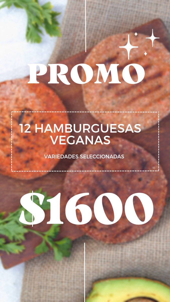 Hola! En mi emprendimiento de comida veggie estamos con estas promos, pues enero ta difícil para todos. Si te interesa, podés escribirme por aquí o al 2615999283. 🌿