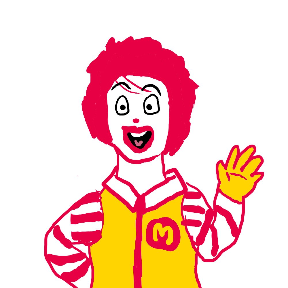 ドナルド・マクドナルド氏 ふつうにかわいいと思ってる