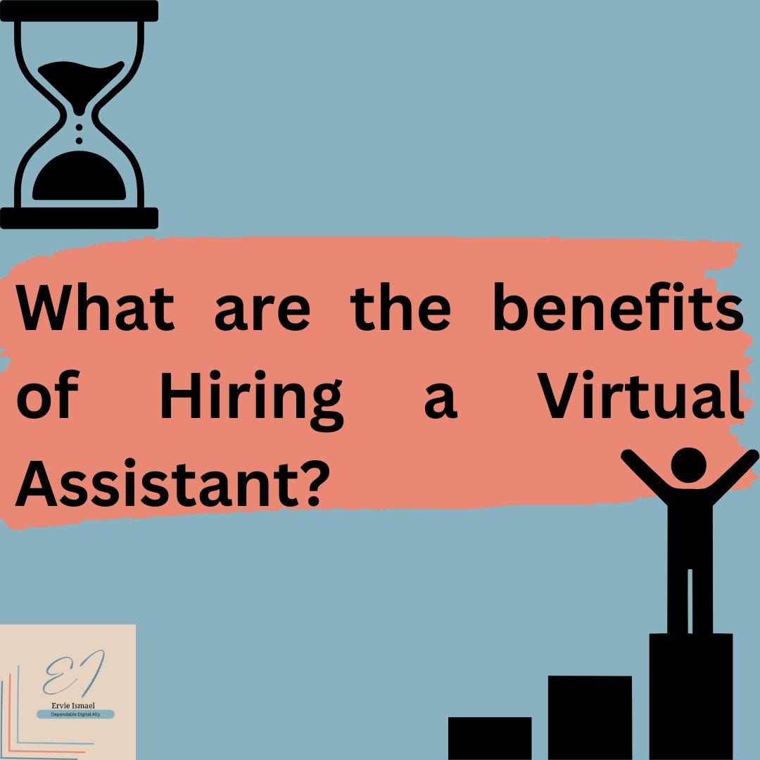 IsmaelErvie's tweet image. Employing a VA has many advantages but basically, you have a dependable helping hand🤝 to a free up your time will allow you to enjoy the most important aspects of life.🕤❤️
 Email me @: erviei77@gmail.com
#ervieismaelPH #virtualassistantPH #dependabledigitalally #dependableVA