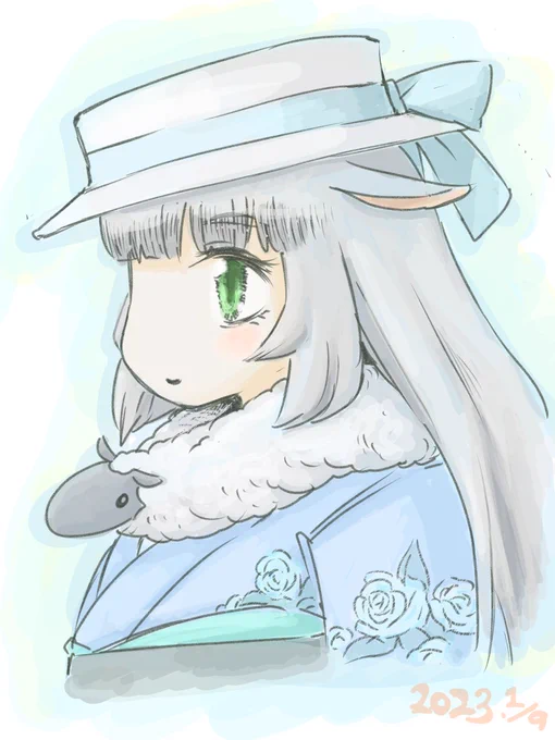 らくがき 振袖メリー#Merry_at 