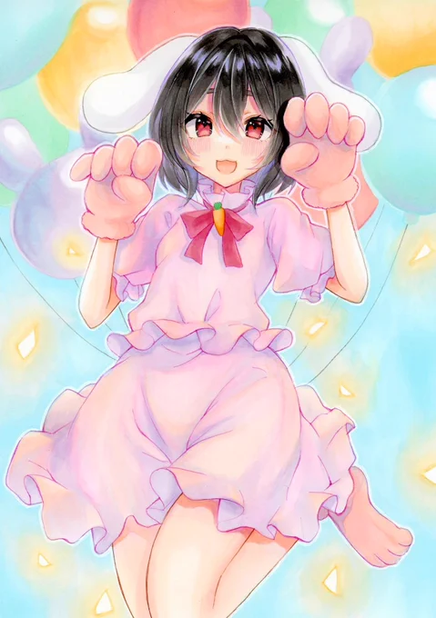 しあわせうさぎ#東方Project #東方#因幡てゐ 