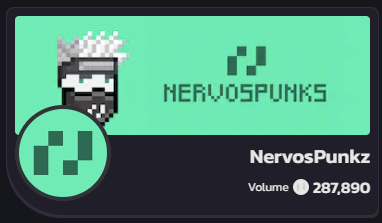 280,000+ $CKB volume on the <a href="/yokaiswap/">Yokai Swap</a> NFT marketplace! Very nice indeed!

Mint your NervosPunk: ⚔️mint.nervospunkz.com

Visit the Yokai Dojo:
🏯nft.yokaiswap.com/nfts/collectio…

#Nervos #NervosNetwork #NFT #NFTs #NFTMINT #NervosPunkz #CKB #Godwoken