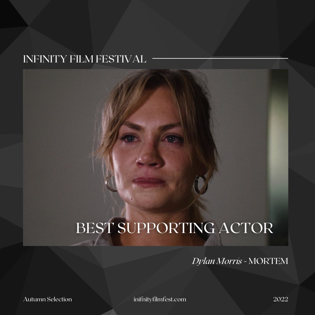 Congratulations to our Best Supporting Actor winner Dylan Morris for their work on 'Mortem'.

Selection goes live tomorrow! Grab your free ticket to see all this months films at the link in bio.

#film #shortfilm #filmfestival #filmawards #acting