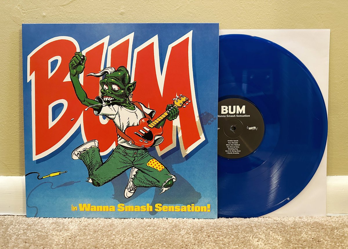 I Buy Way Too Many Records Dot Com: Bum - Wanna Smash Sensation LP - Blue Vinyl (/500): ibuywaytoomanyrecords.com/2023/01/bum-wa…