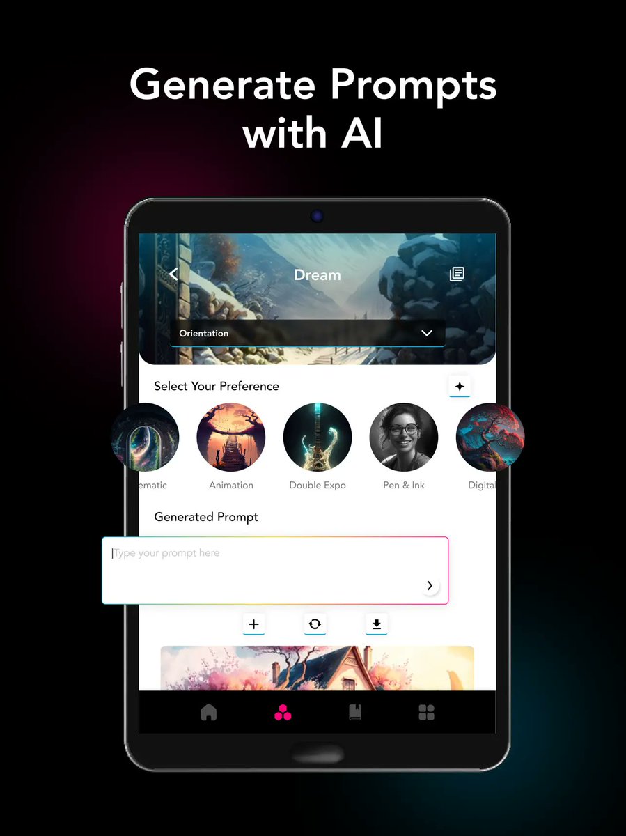 Did you know that Moji AI can make images for you? It can make anything from cover art, to logos, and more! Check it out today at apps.apple.com/us/app/moji-pe…