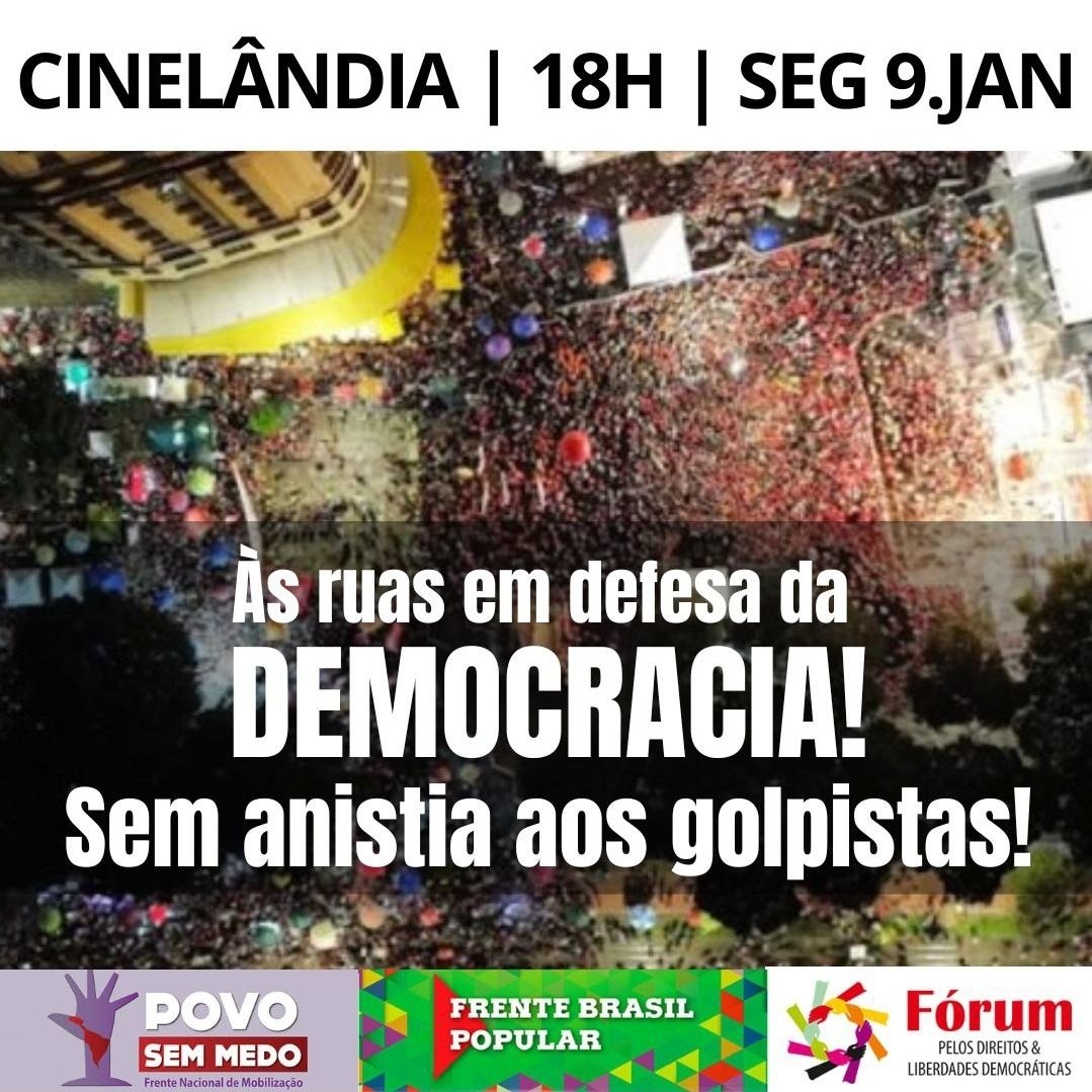 JeffersonDMoura's tweet photo. Em defesa da democracia. https://t.co/WUnXBy4D6I