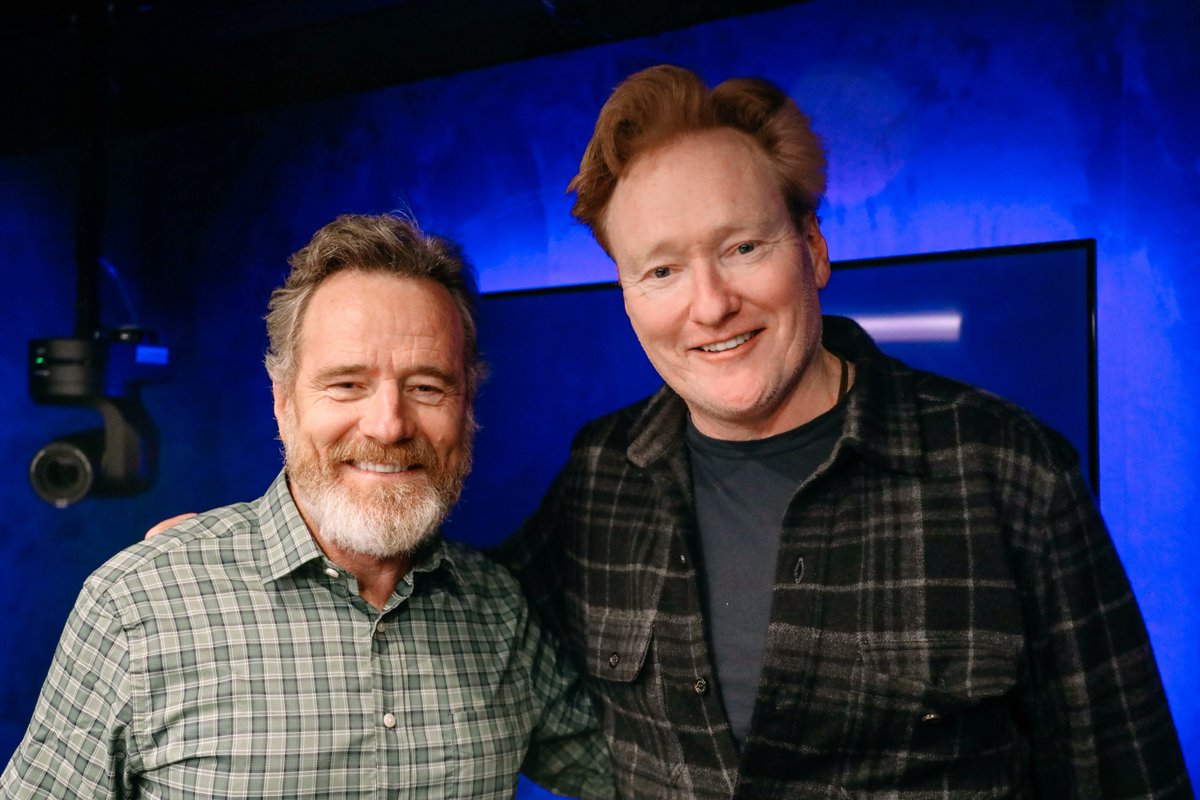 I didn’t ask @bryancranston to tell me the story of how he lost his virginity at age 16 to a sex worker in Austria, but he did. apple.co/TeamCoco