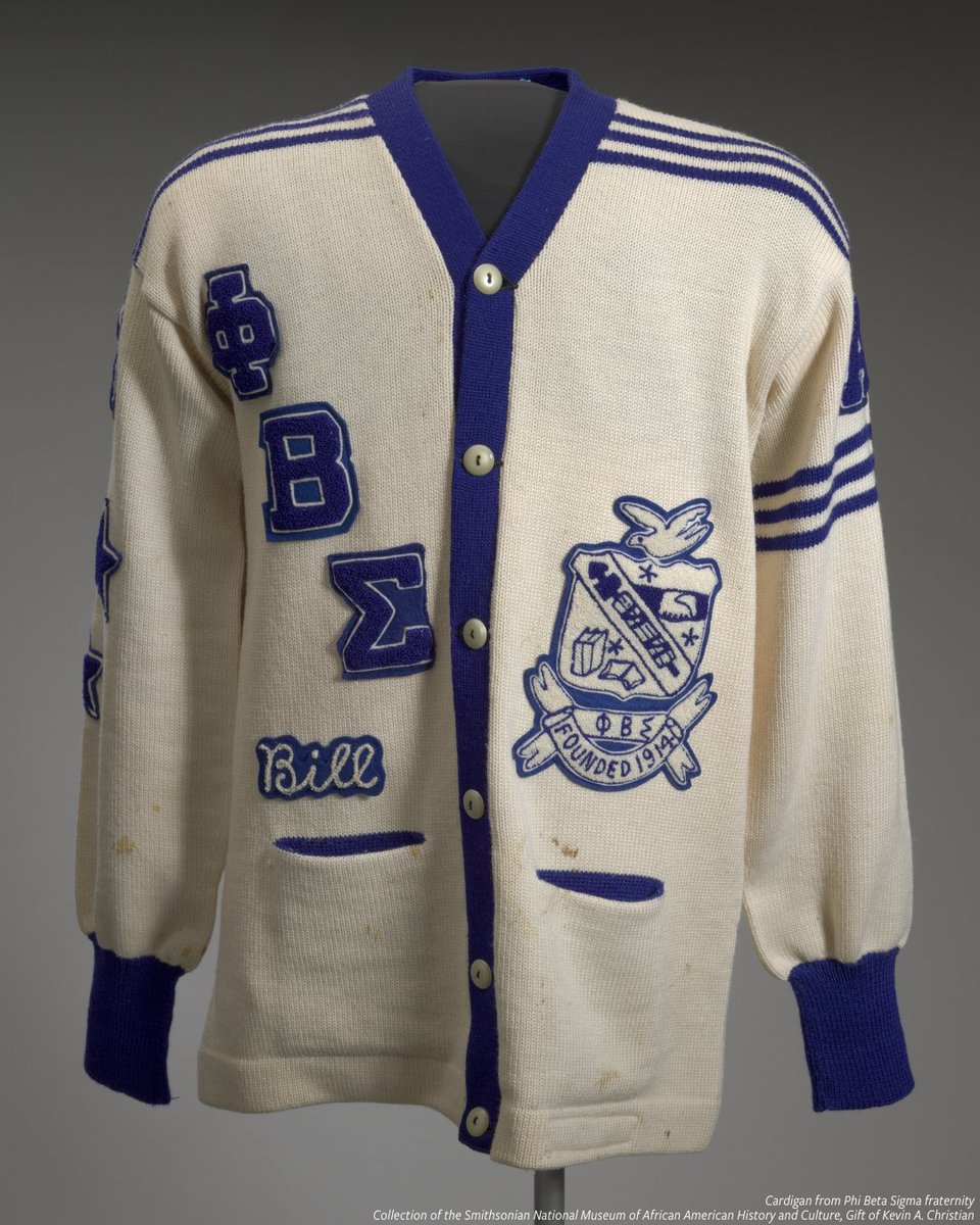 NMAAHC's tweet photo. #OTD in 1914, Phi Beta Sigma Fraternity, Inc. was founded at Howard University. Founders A. Langston Taylor, Leonard F. Morse, and Charles I. Brown developed the fraternity to exemplify ideals of brotherhood, scholarship, and service. #APeoplesJourney https://t.co/a5FGWUsFs9