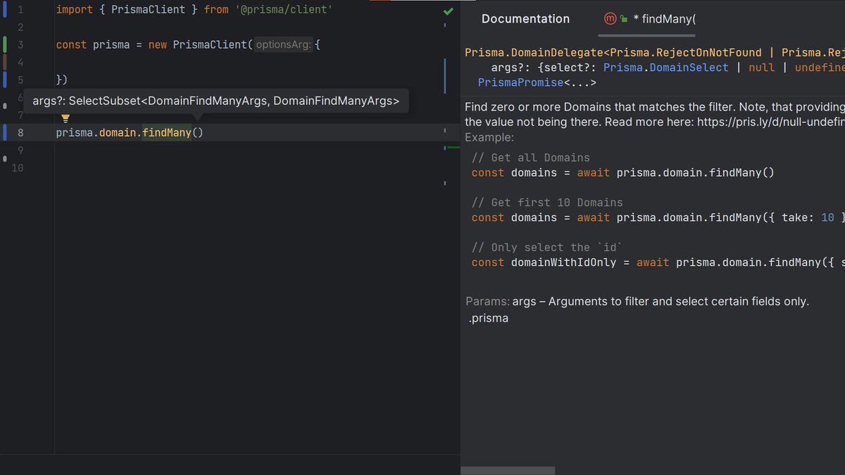 alex_kozack's tweet photo. I never actually read the documentation looking for APIs or options. I just `Ctrl+Space` and see what options the IDE tells me. Thats why #JSDoc is underrated important even if you have cool documentation web page https://t.co/MLPD0xDmFI