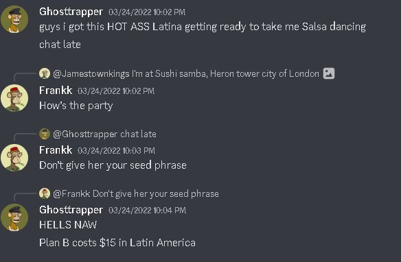 @wister_nft <a href="/ape_tank/">APE TANK</a> <a href="/GhosttrapperUSA/">GhostTrapper.ETH</a> Just like he refused to send back the 0.75E to a charity led by African women that was coming on <a href="/ape_tank/">APE TANK</a>. 

Instead we sent it back out of our own pocket, but yes, he “lifts women and minorities up”. 

I mean look how he talks about women! Pure class!