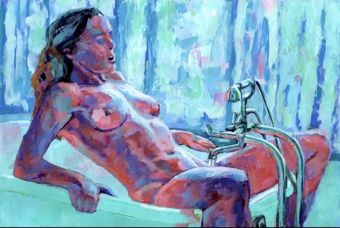 nightsweats_'s tweet photo. Morning shower scenes with artist #jonalbar https://t.co/NcD1AzwC3V
