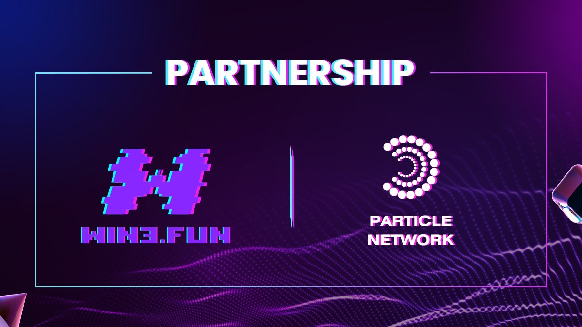 ParticleNtwrk's tweet photo. Congrats! 🙌 @win3_fun on the excellent launch, including seamless authentication and wallet onboarding through Particle Auth. 

https://t.co/0H8db5SyIB is an open platform for web3 lucky draw games. https://t.co/3yzFtJ6Ap0