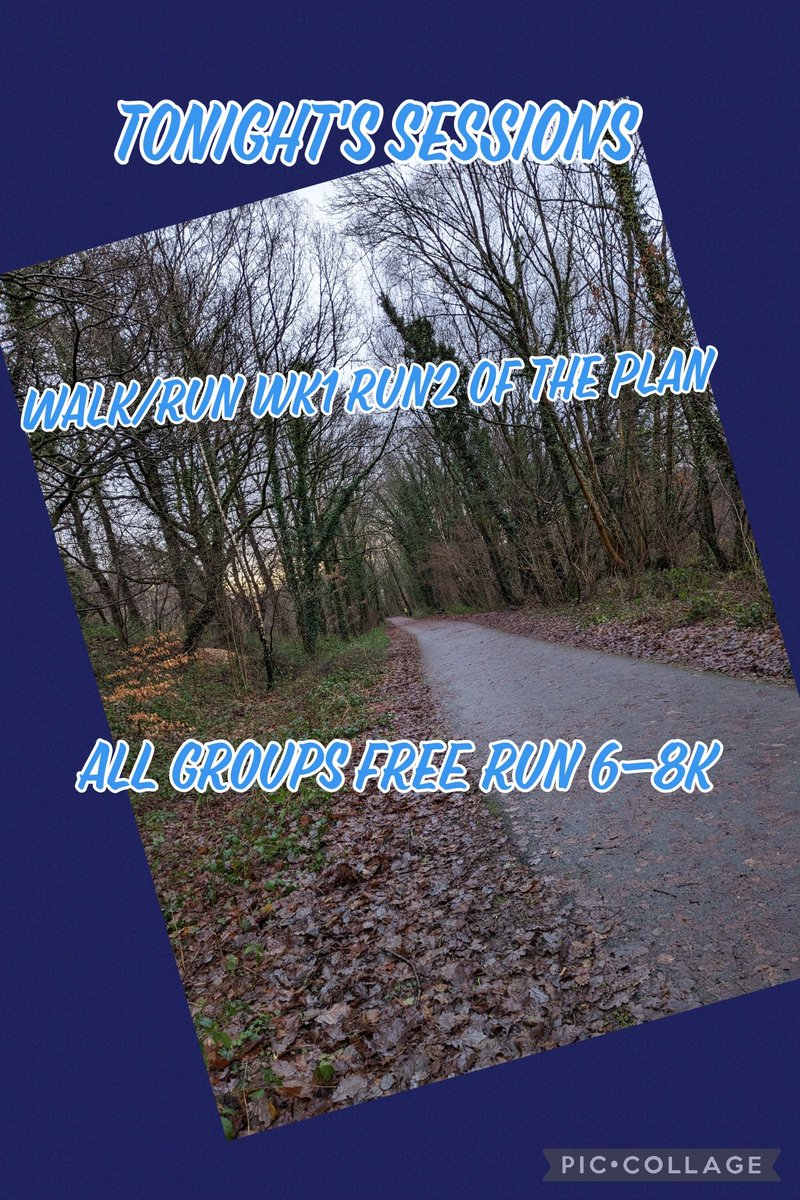 See you all tonight at 6:30 Parc Penallta. New members are always welcome