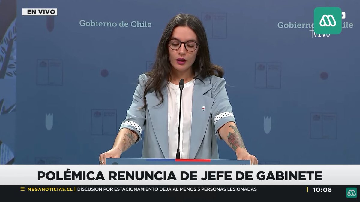 meganoticiascl's tweet photo. 📺 #MeganoticiasAlerta|  Ministra Vallejo: "Si el Presidente hubiera tenido todos los elementos a la vista, la situación hubiese sido distinta" 

📡 Señal YouTube » https://t.co/pHzONT3EXp https://t.co/QkymtkhQI6