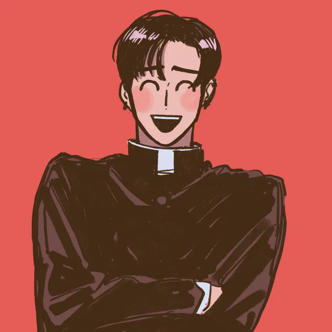 この表情描くために生きてるようなもんなので、この表情させられるキャラに出会うと一生描いてまうな 