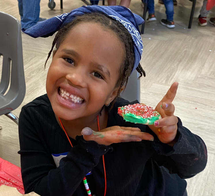 A big THANK YOU to the Univ. of Dayton Ohio Alumni group for organizing a wonderful Holiday Party for our Youth Program. They had a blast doing crafts, decorating cookies, playing games, eating pizza and getting a special gift. Thank you St. Ann for allowing us to use your space.
