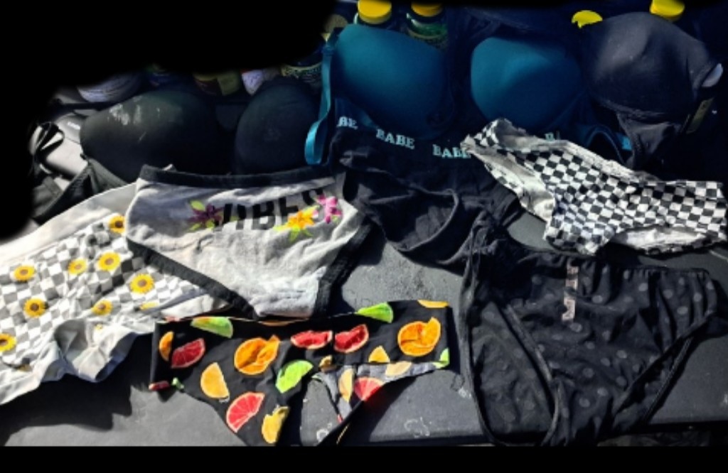 MBaunic86's tweet photo. Here's my stash of #panties and #bras that I swiped from my #stepdaughter before she left for college. Some of the panties still have her smell in them.

#panties #underwear #daughterspanties #stolenpanties #pantythief #usedpanties #pantystash #lingerie https://t.co/u43LV1qGah