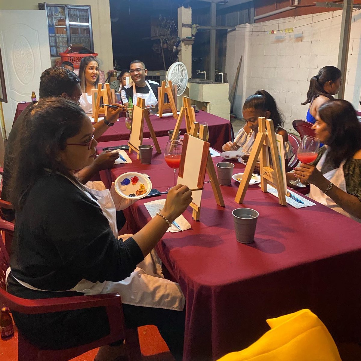 paintandsiptt's tweet photo. We do house calls! 🏡

Planning a special paint and sip event at home? We got you covered 🚚

Call or WhatsApp 868 775 1912 to get information on Out of Studio packages where we bring the art party to you 🎨

#paintandsiptt https://t.co/FMX0qVKYfW
