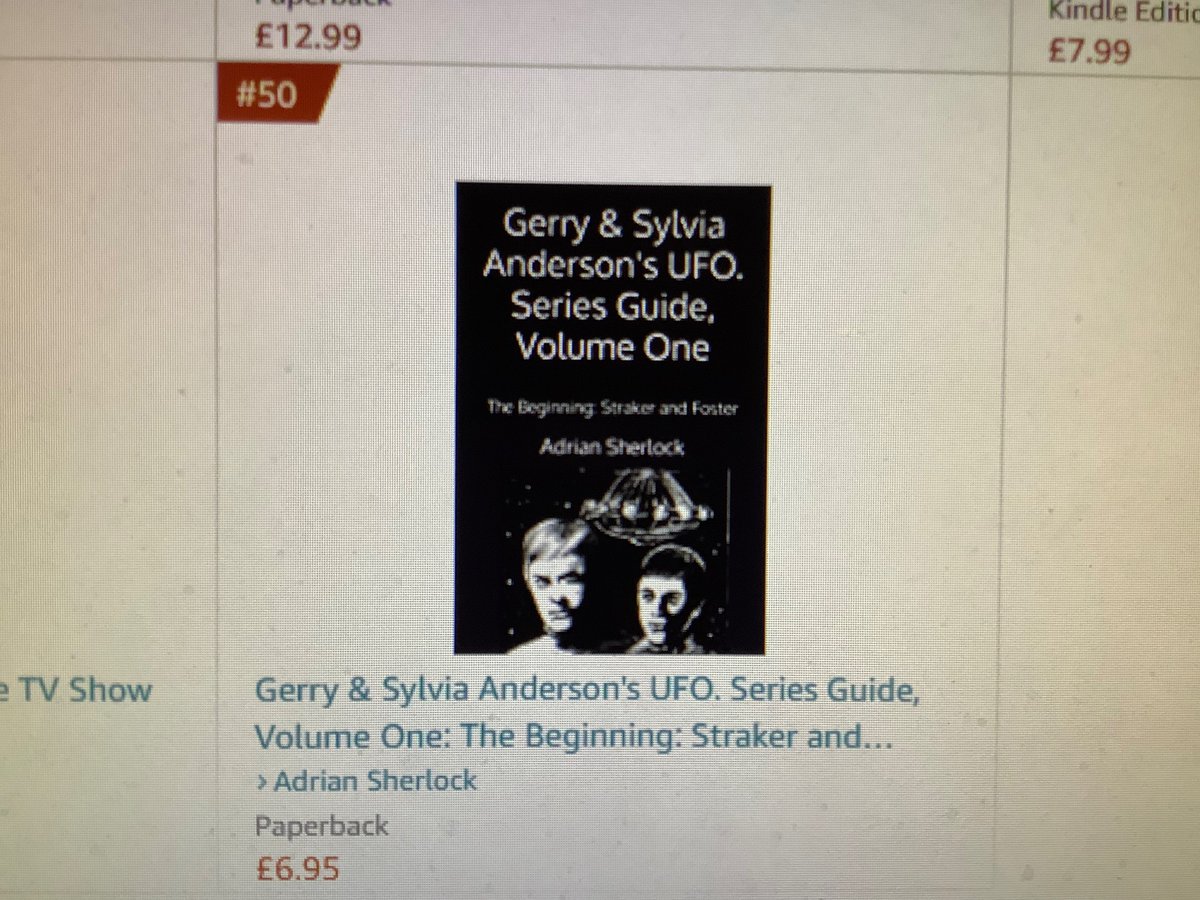 #GerryAnderson #SylviaAnderson #UFO #classicTV #Books #Amazonbooks My latest book.