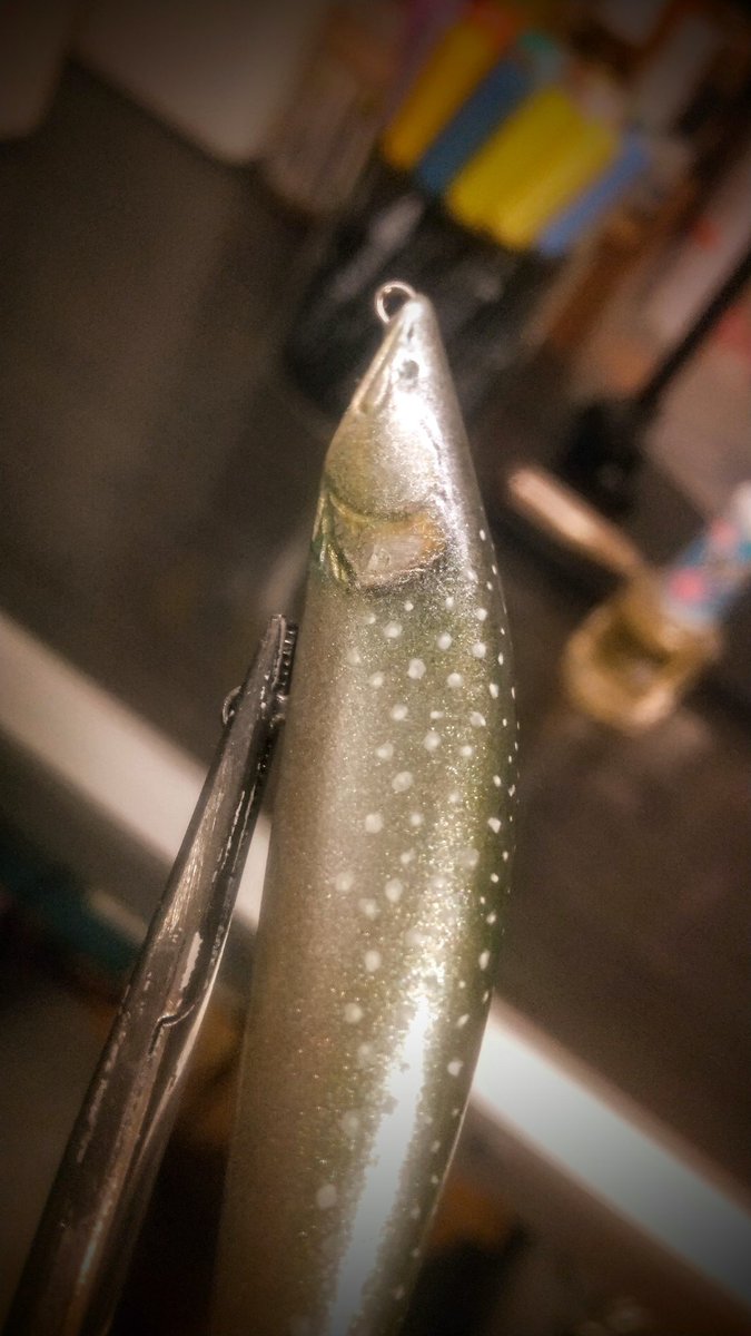 clayz45166539's tweet photo. 【制作中】
White-spotted char
フローティングミノー70
#クレイズ
#clayz
#フローティングミノー
#floatingminnow
#ハンドメイドルアー
#handmadelure
#沖縄 https://t.co/VGyGnru5E8