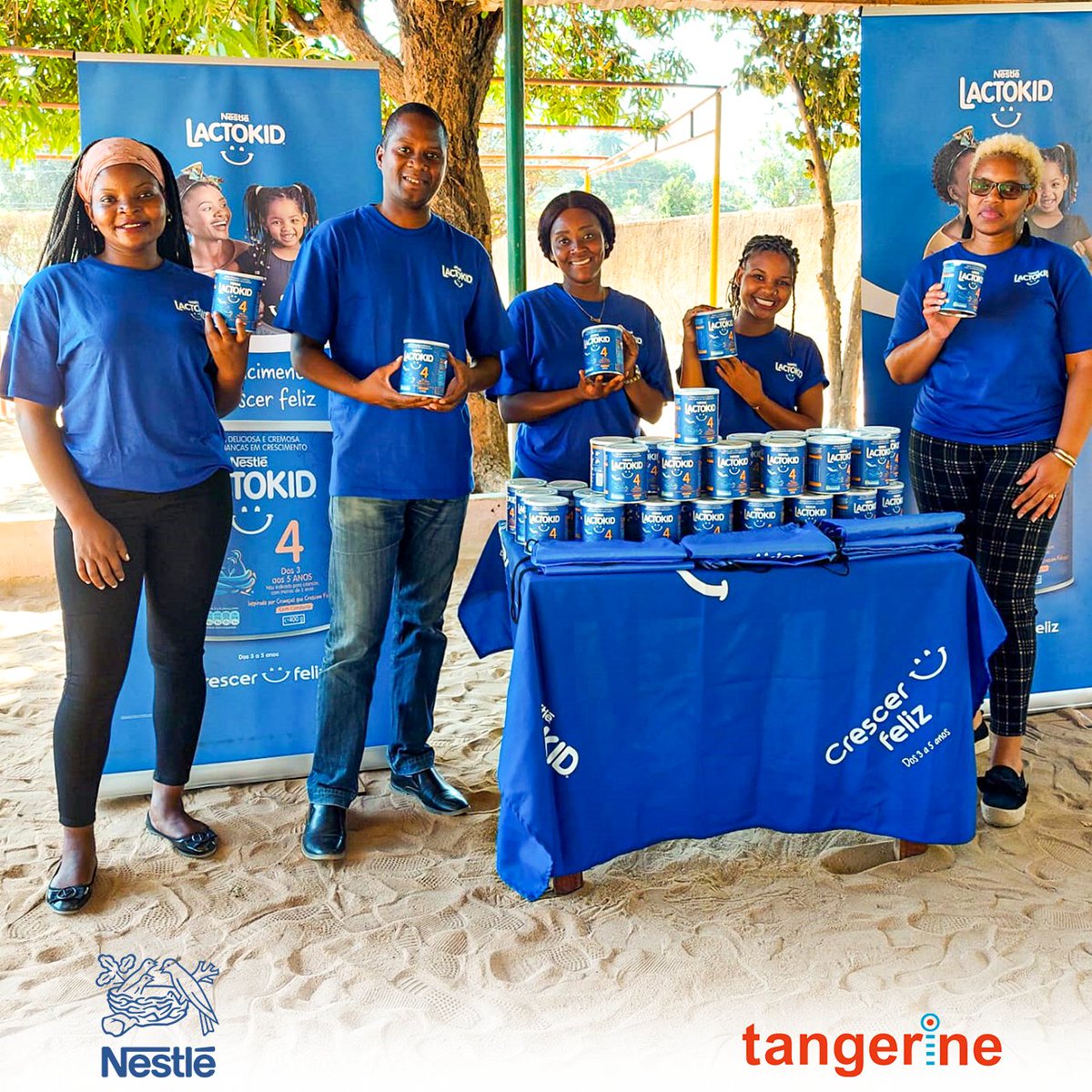 tangerinemoz's tweet photo. A Nestlé Moçambique Lda fez uma parceria com a Tangerine para aumentar a sensibilização do seu novo produto NESTLÉ LACTOKID 4 no mercado moçambicano. 

#Promoções #Activações #Vendas #Nestlé #Leite #Lactokid4 #nutrição #Tangerine #Marketing https://t.co/Ob11ICY70t