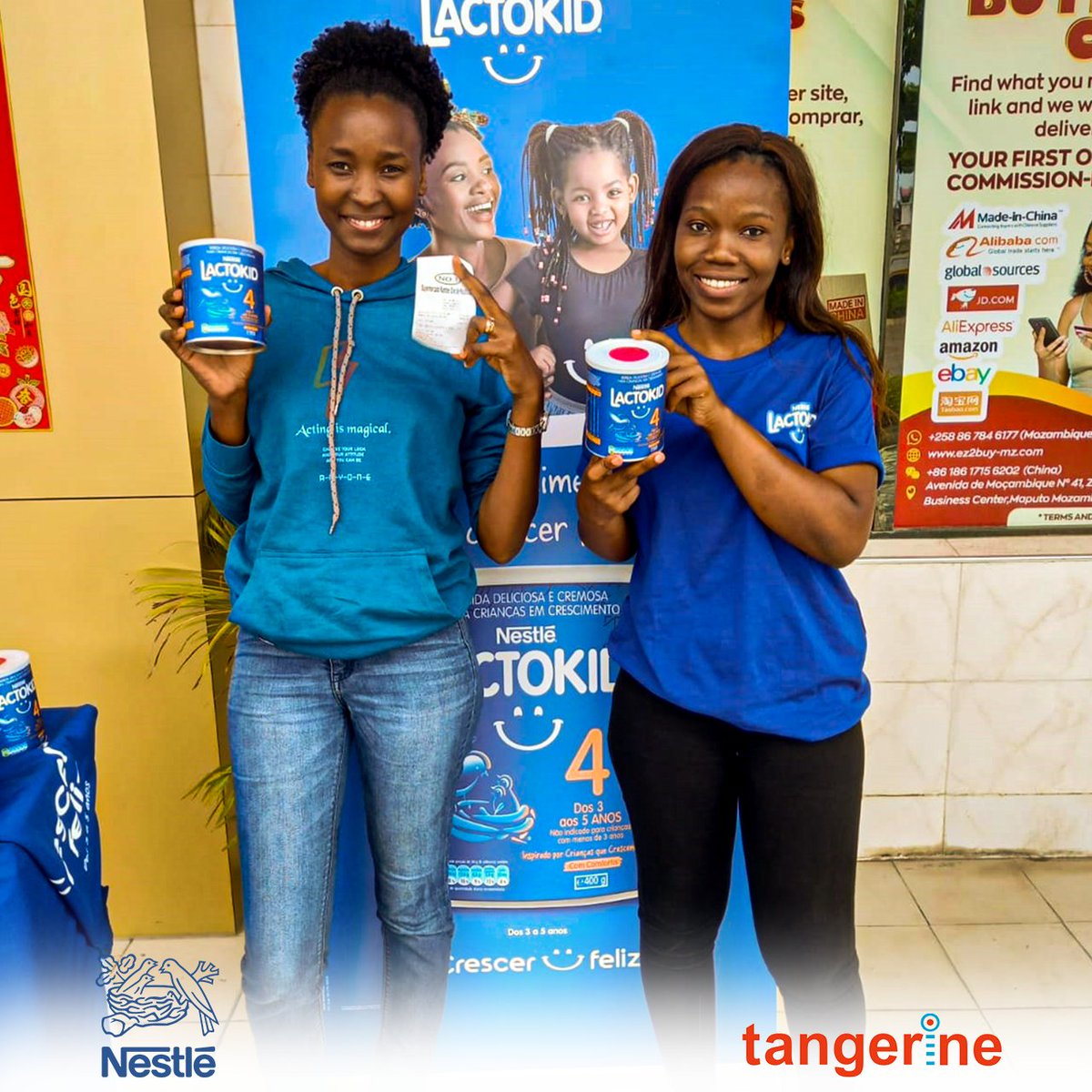 tangerinemoz's tweet photo. A Nestlé Moçambique Lda fez uma parceria com a Tangerine para aumentar a sensibilização do seu novo produto NESTLÉ LACTOKID 4 no mercado moçambicano. 

#Promoções #Activações #Vendas #Nestlé #Leite #Lactokid4 #nutrição #Tangerine #Marketing https://t.co/Ob11ICY70t