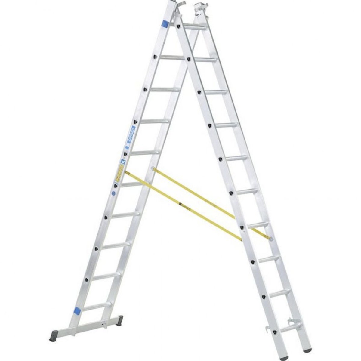 'Combimaster and Skymaster DX' - Designed and built to Zarges usual high standard and offering exceptional comfort by replacing the usual square rung with a more comfortable 'D' shaped rung 👍 

👉 midlandladders.com/Ladders/extens… 

#Zarges #ExtensionLadders #Safety